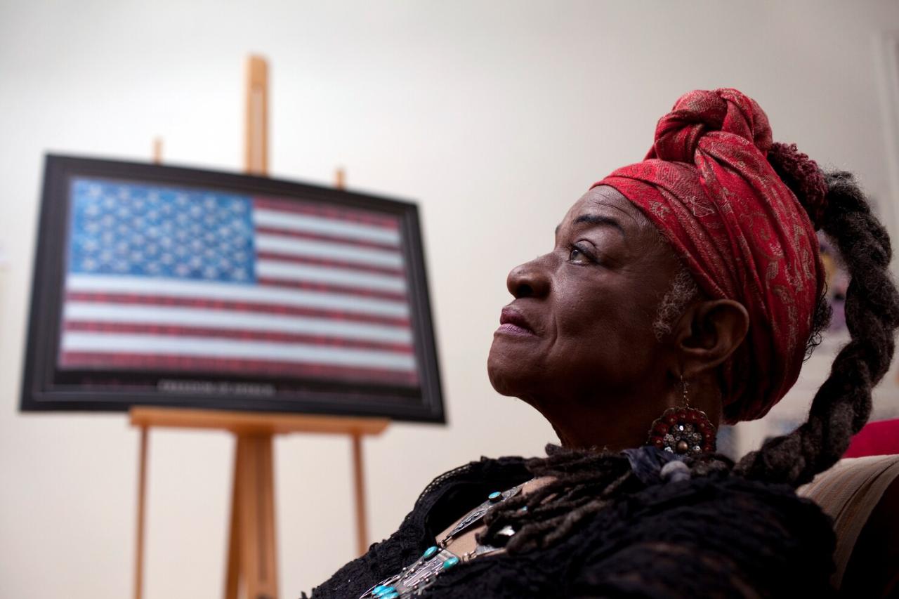 God bless america faith ringgold