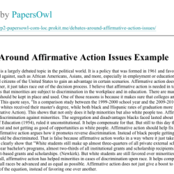 Affirmative example essay examples