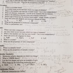 Covalent bonding webquest answer key