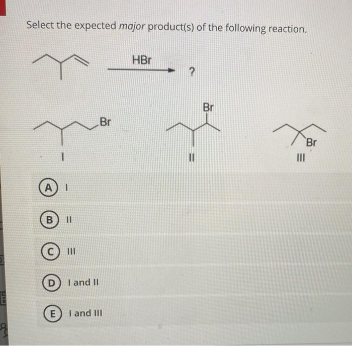 Predict the major product for the following reaction sequence